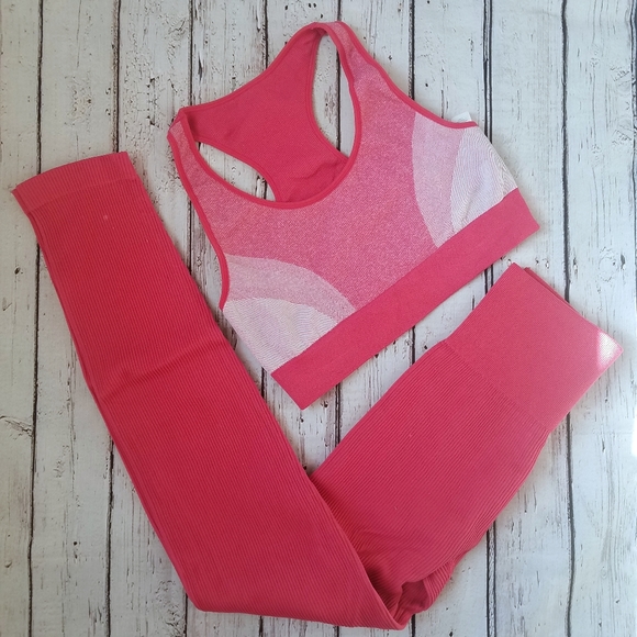 aerie Pants - Aerie pink BCAM workout set